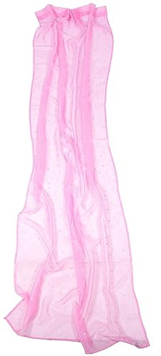 106.11 * 39.3Inch Rideau Voilage Rose,Voilage Rose Pailleté Légers Doux Et Respirants Ombre Demi pour Fenêtres Balcon Salon Café Décoration