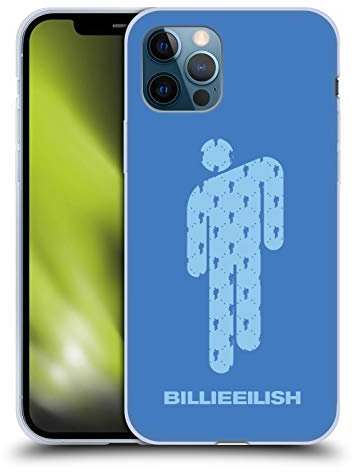 Head Case Designs Offizielle Billie Eilish Blohsh Blau Schluessel Kunst Gelhülle [Militärischer Schutzgrad] Kompatibel Mit Apple iPhone 12 / iPhone 12 Pro Und Kompatibel Mit MagSafe