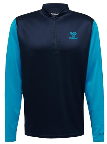 hummel Halbreißverschluss Jacke Hmlongrid Multisport Herren Größe