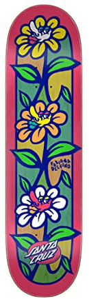 Santa Cruz Skateboards Deck: Delfino Flower Crew VX 8.25 x 31.83