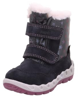 Superfit Icebird warm gefütterte Gore-Tex Schneestiefel, GRAU/ROSA 2010, 28 EU