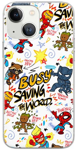 ERT GROUP mobile phone case for iPhone 13 MINI original and officially licensed Marvel pattern Avengers 026 optimally adapted to the shape of the mobile phone, case made of TPU