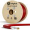 HB-DIGITAL 500m Solarkabel H1Z2Z2-K - TÜV Rheinland zertifiziertes - 6mm² flexibel UV witterungsbeständig PV Kabel reines Kupfer 1500V DC für Solarpanel Wechselrichter Photovoltaik - Rot