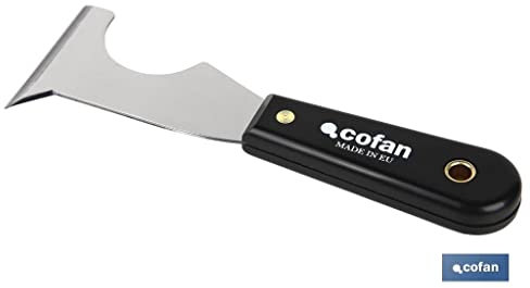 ESPATULA MULTIUSOS ACERO CARBONO MANGO PLASTICO 65MM