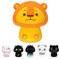 Mewaii 36CM Kawaii Kuscheltier für Kinder Blaubeerkuh Pilzförmiges Plüschtier Stofftiere Weiches Kuscheltier Wurfkissen Plüsch Kissen Ausgestopftes Spielzeug Stofftiere Geschenk über 3 Jahren