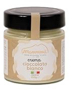 MAMMMÀ – Crema spalmabile al Cioccolato Bianco di MAMMMÀ, ricetta artigianale, ingredienti di altissima qualità, senza olio di palma, senza OGM, 100% Made in Italy