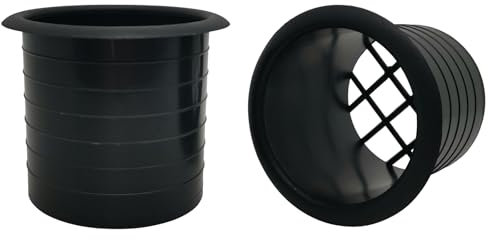 HiQltyla Lautsprechergehäuse-Anschlussröhren für PA/DJ-Lautsprecherschränke, Subwoofer, Bassreflexröhre, Bassbox-Entlüftung, 7,6 cm Durchmesser, 7,6 cm Länge, 2 Stück