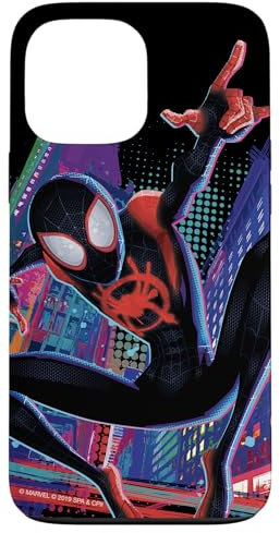 iPhone 13 Pro Max Marvel Spider-Man Into the Spider-Verse Miles Morales City Case