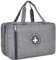 Trousse de Toilette Grand Homme Femme Gris, Trousse de Toilette Voyage 33 * 16 * 20cm, Organisateurs de Toilettes en Toile avec Compartiments Humides et Secs, pour Articles de Toilette, Imperméable