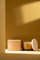J-Line Duftkerze Accords Essentiels - Santal Satiné - Gelb - 28 Stunden
