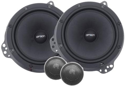 Option Lautsprecher kompatibel mit Opel Vivaro (Typ B) - Plug & Play Front-Lautsprecher-System - 165mm 2-Wege Kompo, 55 Watt RMS, 3 Ohm, 88dB