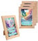 Creative Home 4er Bilderrahmen 10x15 cm Set | Unlackiert Fotorahmen aus Kiefern-Holz | mit Rückwand zum Auf-Stellen und Auf-Hängen | Portrait-Rahmen | Geschenk | 4er-Pack
