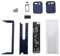 Carriere Rechargeable Battery Sets Main Board and Case PD Fast Charging Mobile Power Bulk Rechargeable 18650 Li Ion Battery, Easy Install Easy to Use Blue