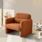 KeepGoon Freizeitsessel, Fernsehsessel, Relaxsessel Wohnzimmer Clubsessel Sofa, Kinosessel, Sofa-Freizeitsessel, Einzelsofa, TV-Hocker, Sofa-Beinstütze, (Lammstoff + Schwamm) (Orange Farbe)