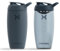 Promixx PURSUIT botella mezcladora de proteínas, 2 unidades para mezclas de proteínas y batidos de suplementos – Azul Medianoche, acero inoxidable 550ml, Ecozen 700ml