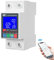 DeWin Compteur Intelligent d'énergie, Tuya WiFi commutateur de Mesure Intelligent sans Fil Disjoncteur de Protection 2P AC230V 63A écran rétroéclairé