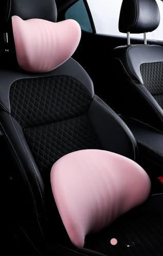 TaoieWkolt Auto Nackenkissen, Rückenkissen Auto, Auto Kopfstütze Sitzkissen Stützkissen, Weiche Bequeme Rückenkissen Lendenwirbelstützkissen Zubehör,Weichem Gedächtnisschaum, für Audi RS7