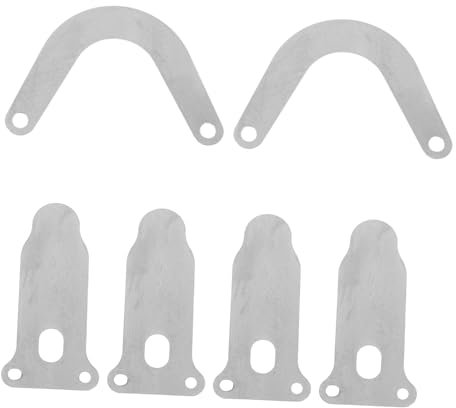 NUOBESTY 6stücke Metall-luftkompressor-ventilplatten Zungenform U-förmiges Ventil Ersatzteil Für Kompressor Ventilplatten Für Zylinderkopfsockeln Metallventilplatten Kompressor-ersatzventil