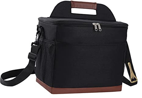 FONDOTIN Bolsa De Almuerzo Aislante Grande Termo Portátil De Oxford Para Oficina y Picnic Mantiene Comida Caliente y Fría Bolsa De Transporte Reutilizable