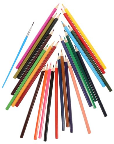 IMIKEYA Stück Farbstifte Bleistifte primär Buntstift löslich Regenbogen Student Stifte für die Schule Kinderstifte Malvorlagen Schulzeichenstifte Farbstifte zum Malen Papier