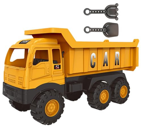 Huraoerrrr Construction Toys, Sandbox Trucks, Plastic Toy Vehicles for Outdoor Beach Sand Play, for Boys Kids Toddlers 3-8 Years