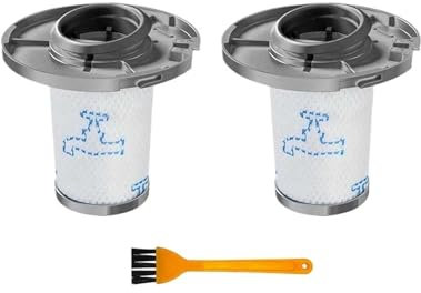 LKTBCFN Filtre HEPA de Rechange – Compatible avec Rowenta X-Force Flex 8.60 X-Pert 6.60 RH9611/RH9637/RH9638/RH9639/RH6838/RH6821 – Lavable (4 pièces)(2pcs)