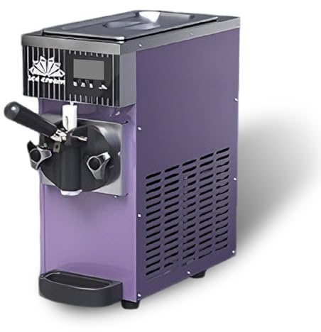 KUSOLE Soft serve ice cream machine - High output, 4-5 kg/hour, 450W, with LCD control panel, suitable for home and commercial use.