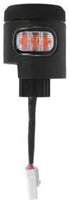 ZLiT Blinker für Ninebot Max G3 ZT3 F3 Elektroroller Lenkerleuchten links rechts Universal Warn-Blinklicht (Schwarz, 1 Stück)