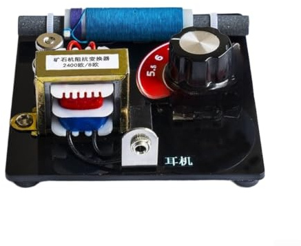 Kristallradio Bausatz AM für fm Diode Detektor 15x10cm Kristallradio