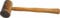 Jewellers Raw Hide Leather Mallett Hammer 38mm Head Wooden Handle Jewellery