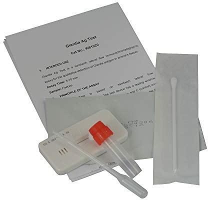 One Step Pet Animal Giardia Giardiasis Vet Home Test Kit (1 Test)