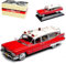 Atlas Cadilac Miller Meteor Ambulance Rot Weiss 1/43 Modell Auto mit individiuellem Wunschkennzeichen