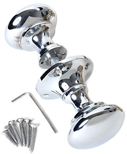 50mm Polished Chrome Rim Door Knob