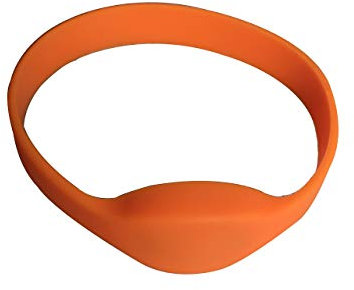 RFID-Armband, 125 kHz, wasserdicht, RFID-Etikett, Orange, 5 Stück