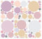 Wandtattoo-Loft Wandsticker Kreise-Set, 90 Stück - Pastell Rosa, Wandtattoo Kinderzimmer Deko, Wandsticker Kinderzimmer, Wand Aufkleber Kinder, Punkte Wandtattoo, Babyzimmer Deko, Kinderzimmerdeko