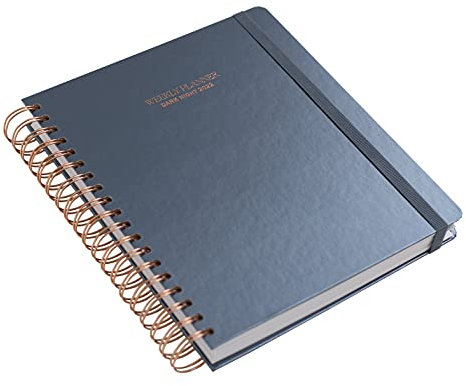 Kokonote Big Size Terminkalender 2022 Tagesplaner - Schulplaner 2021/2022 Dark Night - Terminplaner Ringbuch - Terminplaner 2021/2022 17 Monate
