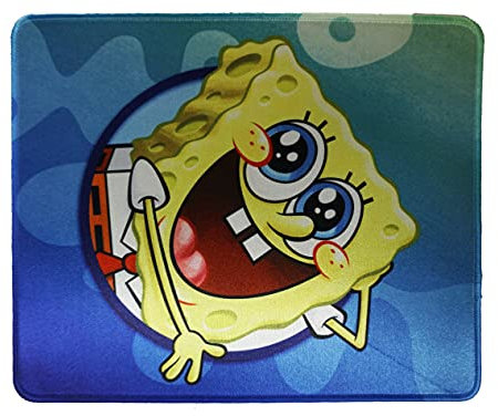 Spongebob Schwammkopf Kinder Computer Mauspad niedlich lustig 30,5 x 25,4 cm Tischmatte für Gaming Büro