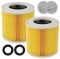 Filtro a Cartuccia for Kärcher, 2 PCS Filtro Aspirapolvere Umido/Asciutto for Aspiratutto Kärcher A 2204 WD2 WD3 MV2 MV3 WD2.200 WD3.500 P WD 3.200, WD 3.500 P come 6.414-552.0