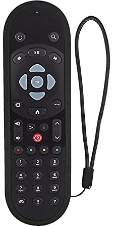 VSnetwork Silikon Hülle Schutzhülle für Sky Q Fernbedienung EC202 / EC201 Fernbedienungen Smart TV Remote Control Cover Case Anti-Rutsch Stoßfest für Sky Q 2020 Newest Bluetooth Voice Fernbedienung