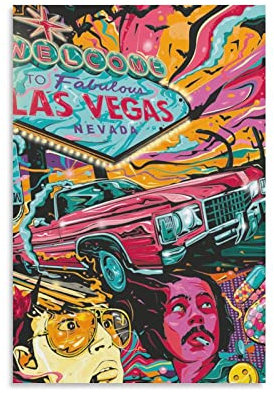 Filmposter Fear And Loathing in Las Vegas TV-Show, Wandbild, Leinwand, Ästhetik, Dekoration, 40 x 60 cm