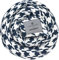 manduca Sling - Babytragetuch - Elastische Babytrage für Neugeborene von der Geburt bis zu 15 kg - Bio-Baumwolle - GOTS zertifiziert,Pepita Navy