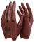 MGGM collection Damen Leder Autohandschuhe Lederhandschuhe Ungefüttert,Cognac,XL