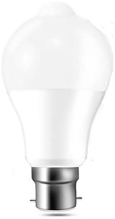 AGIPS feux à large tension Smart LED ampoule 12W E27 B22 lampe LED nuit avec détecteur de mouvement PIR AC 85-265V Ampoule for escalier Hall d'entrée extérieure Porche Garage Ampoules domestiques ( Co