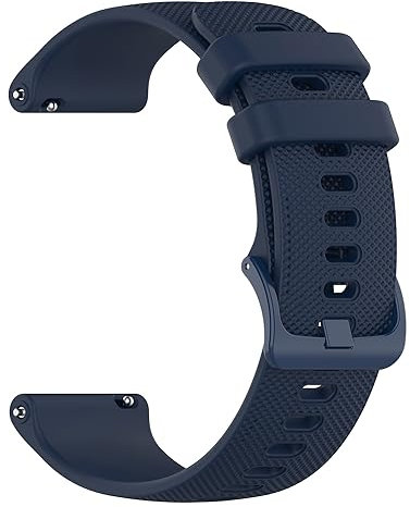 Keweni Ersatzarmband Kompatibel mit Garmin Armband,20MM/22MM Ersatz Silikon Sport Armbänder Kompatibel mit Garmin (20 MM, Blue)