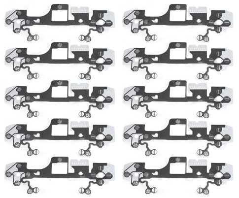 Tosuny füR PS5-Controller-Leitfolie, 10-teilige Leitfolie mit Band-Flexkabel, V3.0-Controller L R Analogstick-Leitfolie, Gamepad-Controller-Analog-Joystick-Taste