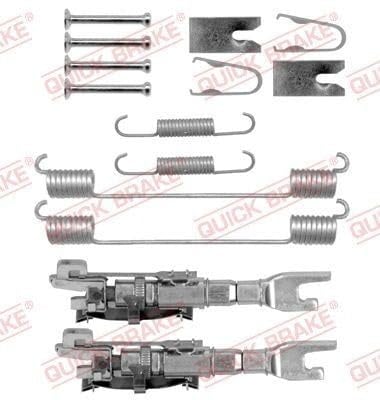 QUICK BRAKE 105-0883S Zubehörsatz Bremsbacken Hinten Kompatibel mit OPEL Corsa D Schrägheck S07