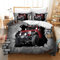 Gegeryozer Rennwagen Bettwäsche 135×200 cm für Kinder Jungen Rennsport Bettbezug 1pc Motorsport Mikrofaser Bettbezug + 2pc Kissenbezug 50×75cm (SC5)