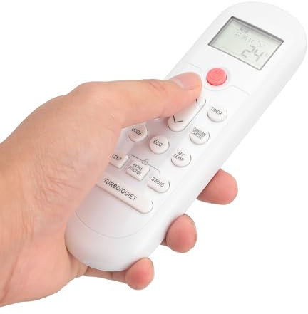 SENECESLI Telecomando Universale AC per Condizionatore d'Aria Mabe V12843 HJ L8H 0010404555D V106 Parte Cool Heat, Telecomando Sostitutivo 0010404555D, Controller di Condizionamento AC LCD