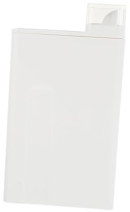 LABRIMP Botella De Detergente Vacía Botella De Líquido De Almacenamiento para Detergente Lavadora Loción y Emulsión Diseño Blanco