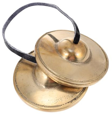 Vaguelly Meditationsglocke Aus Massivem Messing Handgefertigte Tibetische Klangschale Für Yoga Meditation Und Klangtherapie Kompakt Und Leicht Langlebig Traditionelles Design Für Achtsame